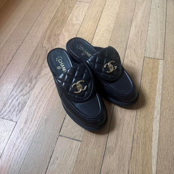 CHANEL Shoes - Chanel Women's Black Mules